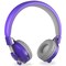 LilGadgets Untangled Pro On-Ear Wireless Kids Headphones for School, Microphone, Volume Limited, SharePort Technology, SoftTouch Padding - Purple Bluetooth Headphones